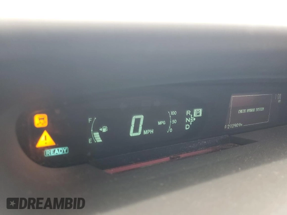 2010 Toyota Prius II with VIN JTDKN3DU7A0130285, listed as a Copart auction lot 53169605 with 212,909 mi miles and Salvage Title. Bid and sale history available at DreamBid. Image 9.