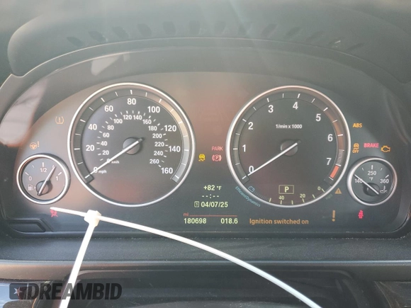 2014 BMW 5 Series 528i xDrive with VIN WBA5A7C56ED618181, listed as a Copart auction lot 56188845 with 180,698 mi miles and Clean Title. Bid and sale history available at DreamBid. Image 9.