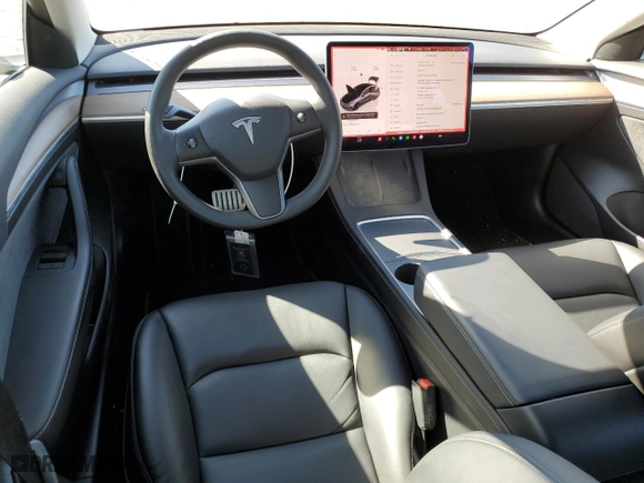 2022 Tesla Model 3 Performance with VIN 5YJ3E1EC6NF231565, listed as a Copart auction lot 46469295 with 13,474 mi miles and Salvage Title. Bid and sale history available at carsss.com. Image 8.
