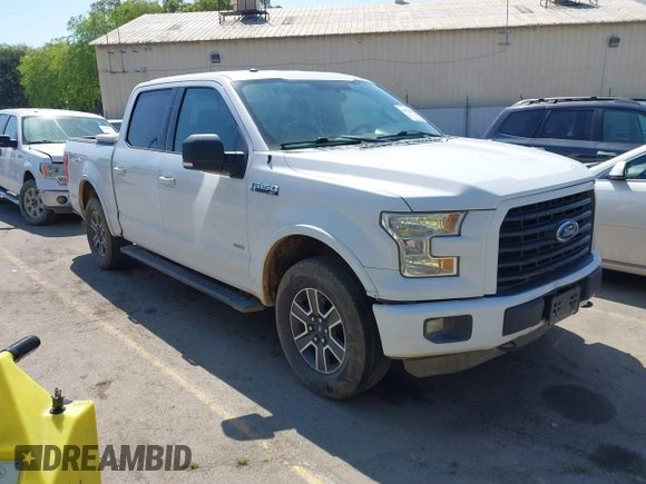 2015 Ford F-150 XLT with VIN 1FTEW1EP0FFA16253, listed as a IAAI auction lot 41852006 with 313,018 mi miles. Bid and sale history available at carsss.com. Image 1.