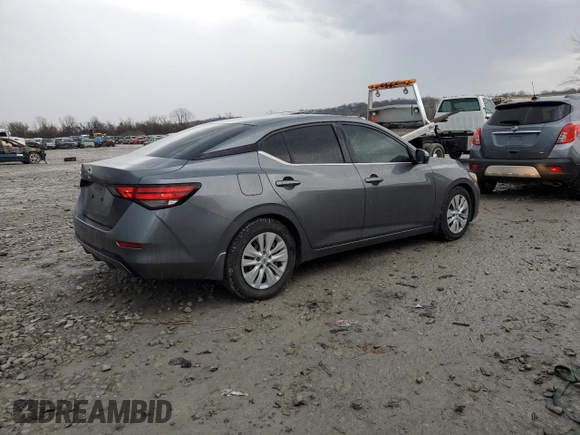 2020 Nissan Sentra S with VIN 3N1AB8BV2LY234238, listed as a Copart auction lot 50545425 with 99,977 mi miles and Salvage Title. Bid and sale history available at carsss.com. Image 3.