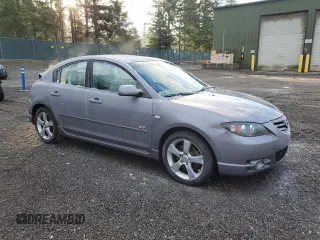 2004 Mazda 3 s with VIN JM1BK323741190830, listed as a Copart auction lot 44629535 with 166,312 mi miles and Salvage Title. Bid and sale history available at DreamBid. Image 4.
