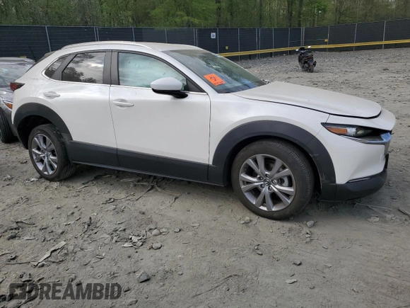2023 Mazda CX-30 S Select with VIN 3MVDMBBM5PM509766, listed as a Copart auction lot 54146295 with 17,420 mi miles and Salvage title. Bid and sale history available at DreamBid. Image 4.