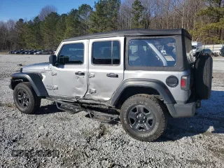 2020 Jeep Wrangler Unlimited Sport with VIN 1C4HJXDM1LW248717, listed as a Copart auction lot 42967745 with 50,496 mi miles and Salvage title. Bid and sale history available at DreamBid. Image 2.