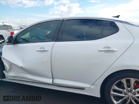 2014 Kia Optima SX Turbo with VIN 5XXGR4A66EG338250, listed as a IAAI auction lot 41583587 with 127,814 mi miles and . Bid and sale history available at DreamBid. Image 15.