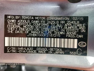 2015 Lexus ES 330 z VIN JTHBK1GG0F2187215, wystawiony jako Copart lot #64218905 z przebiegiem 276 498 mil mil oraz Szkoda całkowita • Salvage title. Historia ofert i sprzedaży dostępna na DreamBid. Obrazek 13.