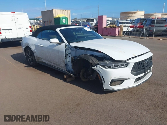 2024 Ford Mustang EcoBoost with VIN 1FAGP8UH3R5126397, listed as a IAAI auction lot 41917899 with 15,743 mi miles and . Bid and sale history available at DreamBid. Image 1.