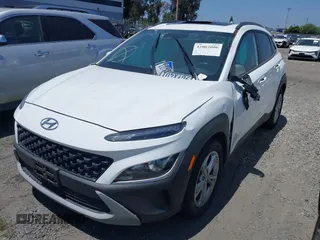 2023 Hyundai Kona SEL with VIN KM8K32AB3PU049347, listed as a IAAI auction lot 42002006 with 21,225 mi miles and . Bid and sale history available at DreamBid. Image 2.