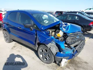 2020 Ford EcoSport S z VIN MAJ3S2FE1LC363065, wystawiony jako IAAI lot #41985002 z przebiegiem 52 231 mil mil oraz . Historia ofert i sprzedaży dostępna na DreamBid. Obrazek 1.