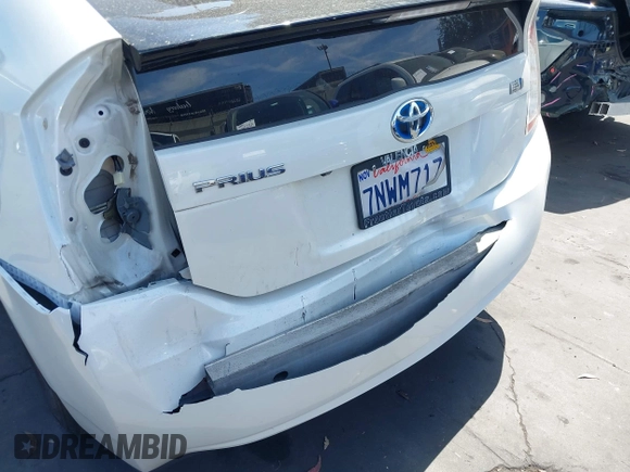 2015 Toyota Prius Four with VIN JTDKN3DU8F1993386, listed as a IAAI auction lot 42333733 with 168,754 mi miles and . Bid and sale history available at DreamBid. Image 6.