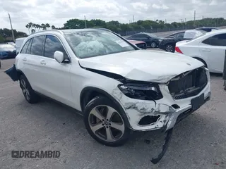2018 Mercedes-Benz GLC with VIN WDC0G4KB0JV079007, listed as a IAAI auction lot 41910987 with 78,192 mi miles. Bid and sale history available at carsss.com. Image 1.