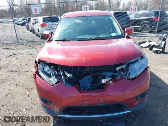 2016 Nissan Rogue SV with VIN KNMAT2MV7GP606961, listed as a IAAI auction lot 41964530 with 147,671 mi miles. Bid and sale history available at carsss.com. Image 6.