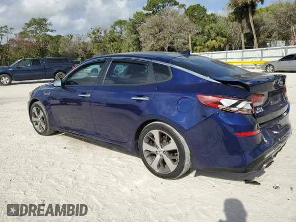 2019 Kia Optima S with VIN 5XXGT4L33KG367625, listed as a Copart auction lot 45300675 with 65,036 mi miles and Salvage Title. Bid and sale history available at carsss.com. Image 2.