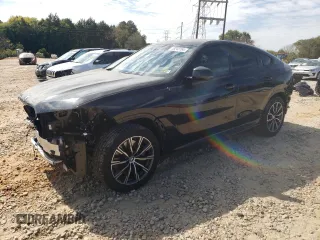2021 BMW X6 M50i with VIN 5UXCY8C06M9F17046, listed as a Copart auction lot 76242764 with 32,689 mi miles and Salvage Title. Bid and sale history available at carsss.com. Image 1.