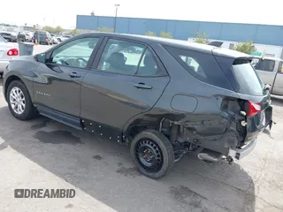 2020 Chevrolet Equinox LS with VIN 2GNAXHEV6L6273594, listed as a IAAI auction lot 42047135 with 56,028 mi miles and . Bid and sale history available at DreamBid. Image 3.