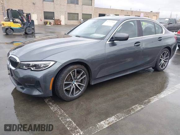 2020 BMW 3 Series 330i with VIN WBA5R1C01LFH44947, listed as a IAAI auction lot 41712345 with 137,950 mi miles and . Bid and sale history available at DreamBid. Image 2.