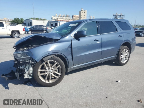 2021 Dodge Durango GT with VIN 1C4RDJDG6MC724286, listed as a Copart auction lot 52435065 with 62,541 mi miles and Salvage title. Bid and sale history available at DreamBid. Image 1.