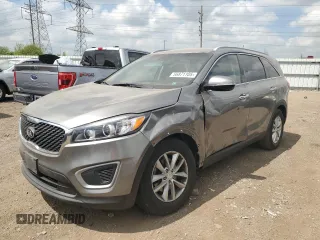 2017 Kia Sorento LX z VIN 5XYPG4A33HG329565, wystawiony jako Copart lot #56871105 z przebiegiem 92 652 mil mil oraz Szkoda całkowita • Salvage title. Historia ofert i sprzedaży dostępna na DreamBid. Obrazek 1.