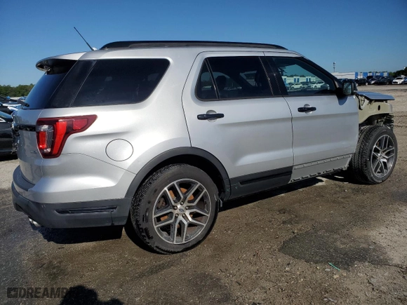 2019 Ford Explorer Sport with VIN 1FM5K8GT3KGB41679, listed as a Copart auction lot 52753815 with 98,213 mi miles and Non Repairable. Bid and sale history available at carsss.com. Image 3.
