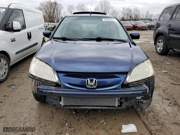 2005 Honda Civic Hybrid with VIN JHMES95675S016806, listed as a Copart auction lot 79434234 with 176,354 mi miles and Clean Title. Bid and sale history available at carsss.com. Image 5.