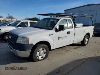 2008 Ford F-150 XL with VIN 1FTRF12238KE06557, listed as a Copart auction lot 87107984 with 192,617 mi miles and Salvage title. Bid and sale history available at DreamBid. Image 1.
