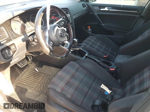 2017 Volkswagen GTI S with VIN 3VW4T7AU9HM053417, listed as a Copart auction lot 68977944 with Not Provided miles and Salvage Title. Bid and sale history available at DreamBid. Image 7.