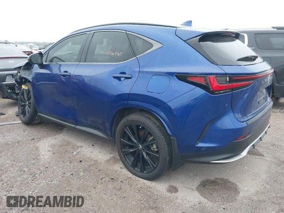 2024 Lexus NX 350 F Sport z VIN 2T2KGCEZXRC038413, wystawiony jako IAAI lot #42408034 z przebiegiem 31 912 mil mil oraz . Historia ofert i sprzedaży dostępna na DreamBid. Obrazek 3.