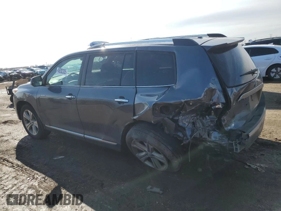 2013 Toyota Highlander Limited with VIN 5TDDK3EH5DS265771, listed as a Copart auction lot 49282335 with 214,748 mi miles and Salvage title. Bid and sale history available at DreamBid. Image 2.
