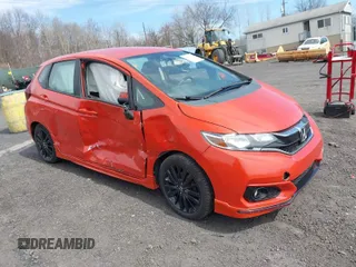 2018 Honda Fit Sport with VIN 3HGGK5G69JM725094, listed as a IAAI auction lot 41833358 with 80,293 mi miles and . Bid and sale history available at DreamBid. Image 1.