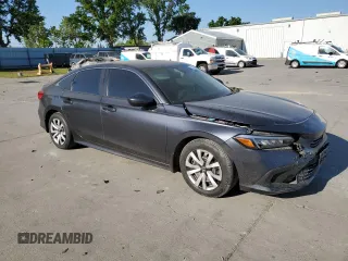 2022 Honda Civic LX z VIN 2HGFE2F26NH517811, wystawiony jako Copart lot #52933645 z przebiegiem Nie podano mil oraz Szkoda całkowita • Salvage title. Historia ofert i sprzedaży dostępna na DreamBid. Obrazek 4.