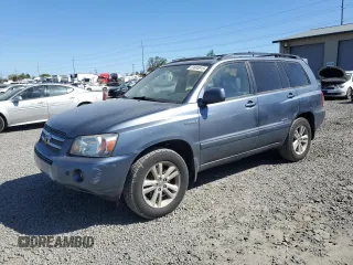 2007 Toyota Highlander Hybrid w/3rd Row with VIN JTEDW21A670017653, listed as a Copart auction lot 53695815 with 204,241 mi miles and Clean Title. Bid and sale history available at carsss.com. Image 1.