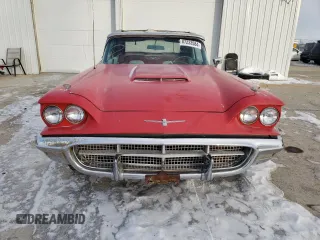 1960 Ford Thunderbird with VIN 0Y73Y100324, listed as a Copart auction lot 87233584 with 15,301 mi miles and Clean Title. Bid and sale history available at DreamBid. Image 5.