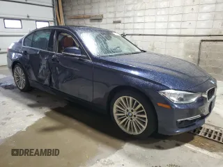 2013 BMW 3 Series 328i xDrive with VIN WBA3B3C57DF537268, listed as a Copart auction lot 57885985 with 122,050 mi miles and Salvage title. Bid and sale history available at DreamBid. Image 4.