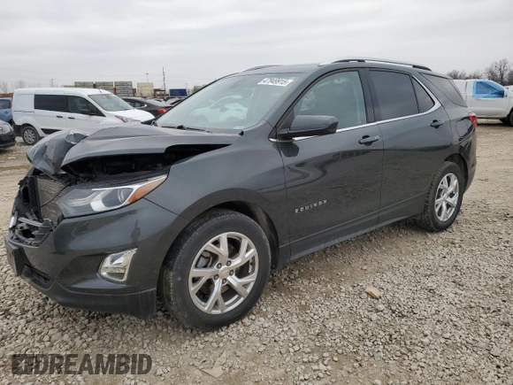 2020 Chevrolet Equinox LT with VIN 3GNAXLEX9LS586631, listed as a Copart auction lot 47949915 with 0 mi miles and Salvage Title. Bid and sale history available at carsss.com. Image 1.