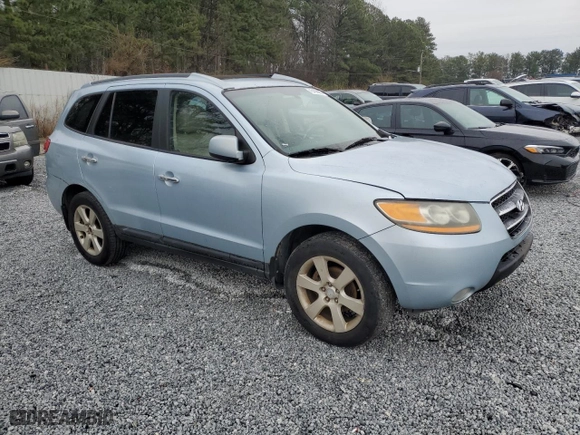 2008 Hyundai Santa Fe SE with VIN 5NMSH13E28H141520, listed as a Copart auction lot 45492965 with 192,008 mi miles and Salvage Title. Bid and sale history available at carsss.com. Image 4.
