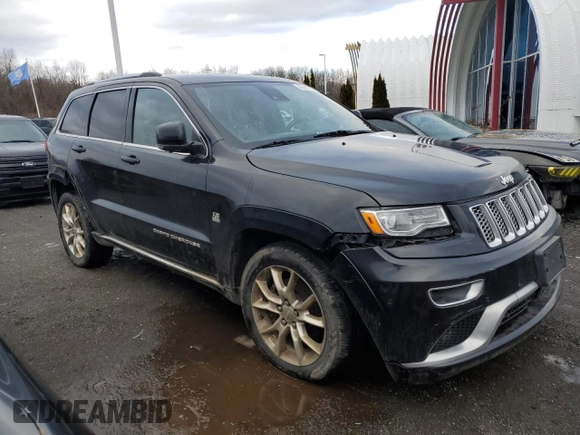 2015 Jeep Grand Cherokee Summit with VIN 1C4RJFJT1FC628057, listed as a Copart auction lot 42918075 with 218,992 mi miles and Clean Title. Bid and sale history available at carsss.com. Image 4.