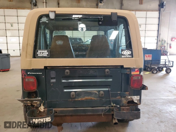 1994 Jeep Wrangler S with VIN 1J4FY19P6RP473859, listed as a Copart auction lot 72422304 with 150,429 mi miles and Clean Title. Bid and sale history available at carsss.com. Image 6.
