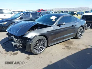 2019 Ford Mustang GT with VIN 1FA6P8CFXK5119030, listed as a IAAI auction lot 42068765 with 51,980 mi miles. Bid and sale history available at carsss.com. Image 2.
