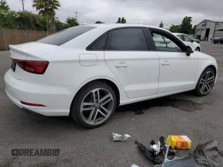 2017 Audi A3 Sedan Premium with VIN WAUAUGFFXH1026833, listed as a Copart auction lot 57223193 with 59,211 mi miles. Bid and sale history available at carsss.com. Image 3.