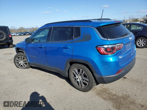 2019 Jeep Compass Latitude with VIN 3C4NJCBB2KT844341, listed as a Copart auction lot 53052675 with 59,709 mi miles and Salvage Title. Bid and sale history available at carsss.com. Image 2.