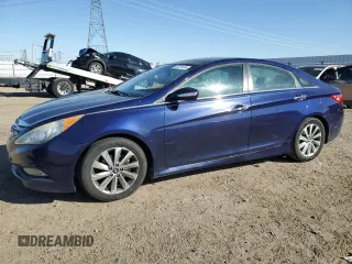2014 Hyundai Sonata SE with VIN 5NPEC4AC3EH873992, listed as a Copart auction lot 87321434 with 168,055 mi miles and Salvage Title. Bid and sale history available at DreamBid. Image 1.