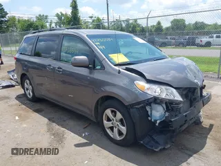 2014 Toyota Sienna LE AAS with VIN 5TDKK3DC3ES435091, listed as a IAAI auction lot 42735534 with 150,132 mi miles and . Bid and sale history available at DreamBid. Image 1.