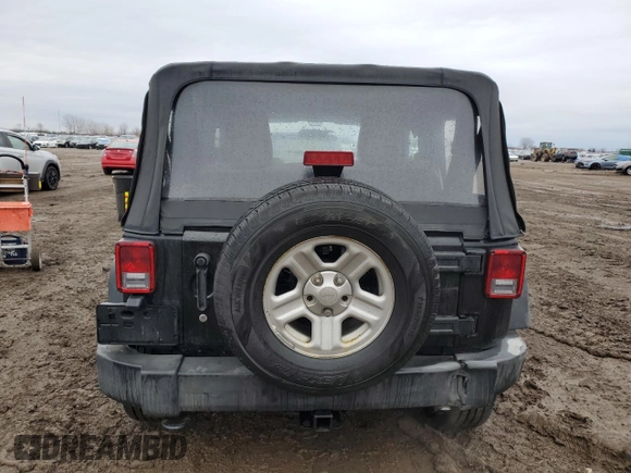 2017 Jeep Wrangler Sport with VIN 1C4AJWAG5HL525999, listed as a Copart auction lot 47362975 with 52,108 mi miles and Salvage Title. Bid and sale history available at DreamBid. Image 6.