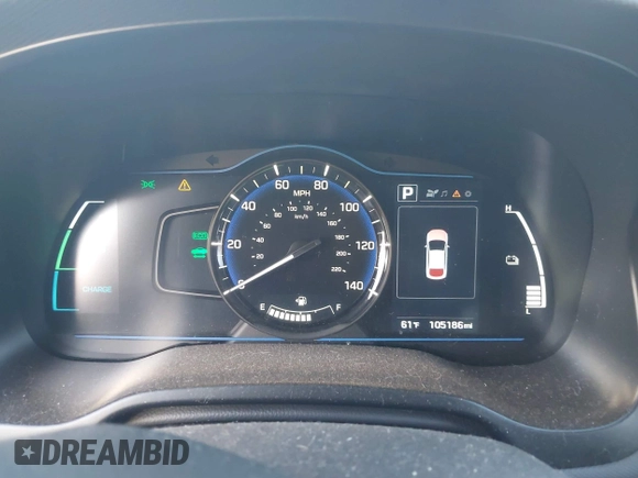 2017 Hyundai Ioniq Blue z VIN KMHC65LC2HU050185, wystawiony jako IAAI lot #42071522 z przebiegiem 105 186 mil mil oraz . Historia ofert i sprzedaży dostępna na DreamBid. Obrazek 7.