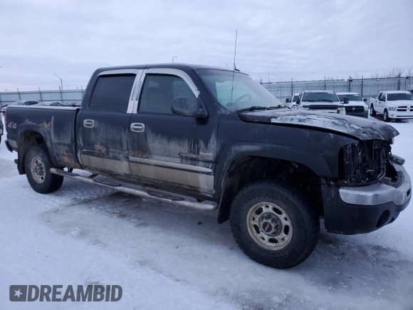 2005 GMC Sierra 2500HD SLT z VIN 1GTHK23275F954643, wystawiony jako Copart lot #88629455 z przebiegiem Nie podano mil oraz Nie do naprawy • Non repairable. Historia ofert i sprzedaży dostępna na DreamBid. Obrazek 4.