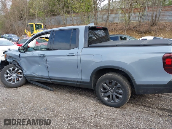 2024 Honda Ridgeline Sport with VIN 5FPYK3F18RB009341, listed as a IAAI auction lot 42159102 with 17,007 mi miles and . Bid and sale history available at DreamBid. Image 14.
