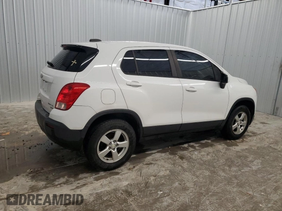 2016 Chevrolet Trax LS with VIN KL7CJNSB5GB750897, listed as a Copart auction lot 45356735 with 100,316 mi miles and Clean Title. Bid and sale history available at carsss.com. Image 3.