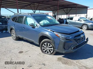 2025 Subaru Outback Premium z VIN 4S4BTADC7S3123804, wystawiony jako IAAI lot #41666617 z przebiegiem Nie podano mil oraz . Historia ofert i sprzedaży dostępna na DreamBid. Obrazek 1.