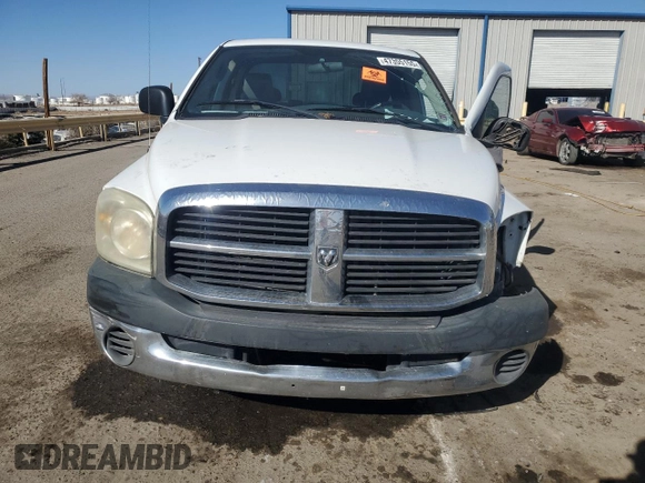2007 Dodge 1500 ST with VIN 1D7HA18K07J504795, listed as a Copart auction lot 47355155 with 228,868 mi miles and Salvage Title. Bid and sale history available at DreamBid. Image 5.