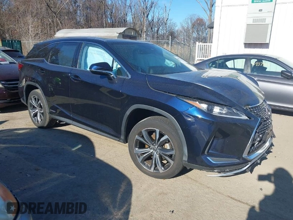 2022 Lexus RX with VIN JTJHGKFAXN2023336, listed as a IAAI auction lot 40967132 with 27,947 mi miles. Bid and sale history available at carsss.com. Image 1.